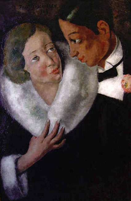 La Flirt by Theodoor-Josef Verschaeren